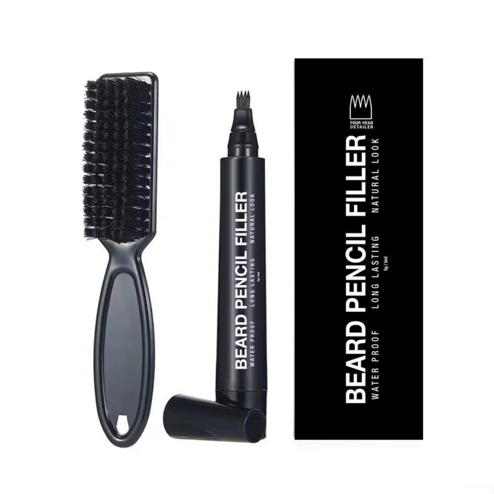 Natural Beard with Our Premium Beard Pencil Filler kit