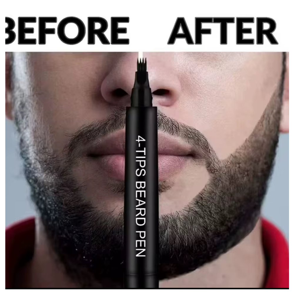 Natural Beard with Our Premium Beard Pencil Filler kit