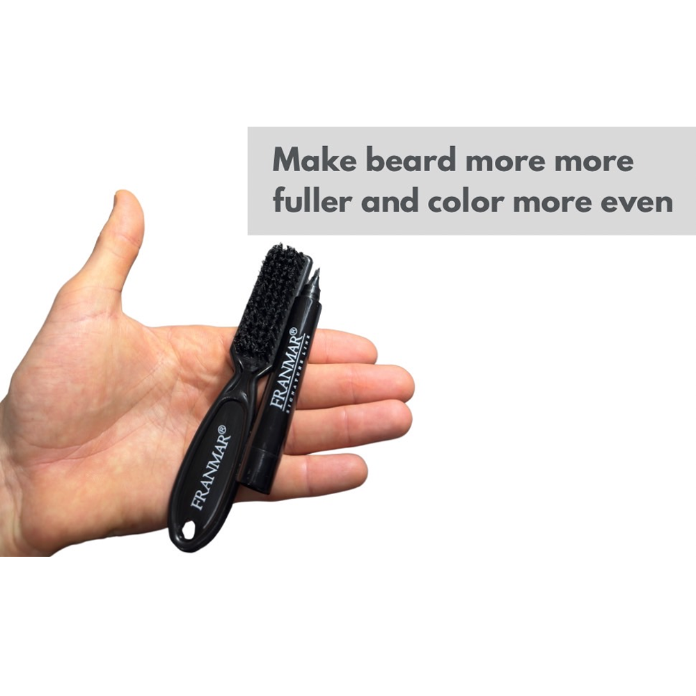 Natural Beard with Our Premium Beard Pencil Filler kit