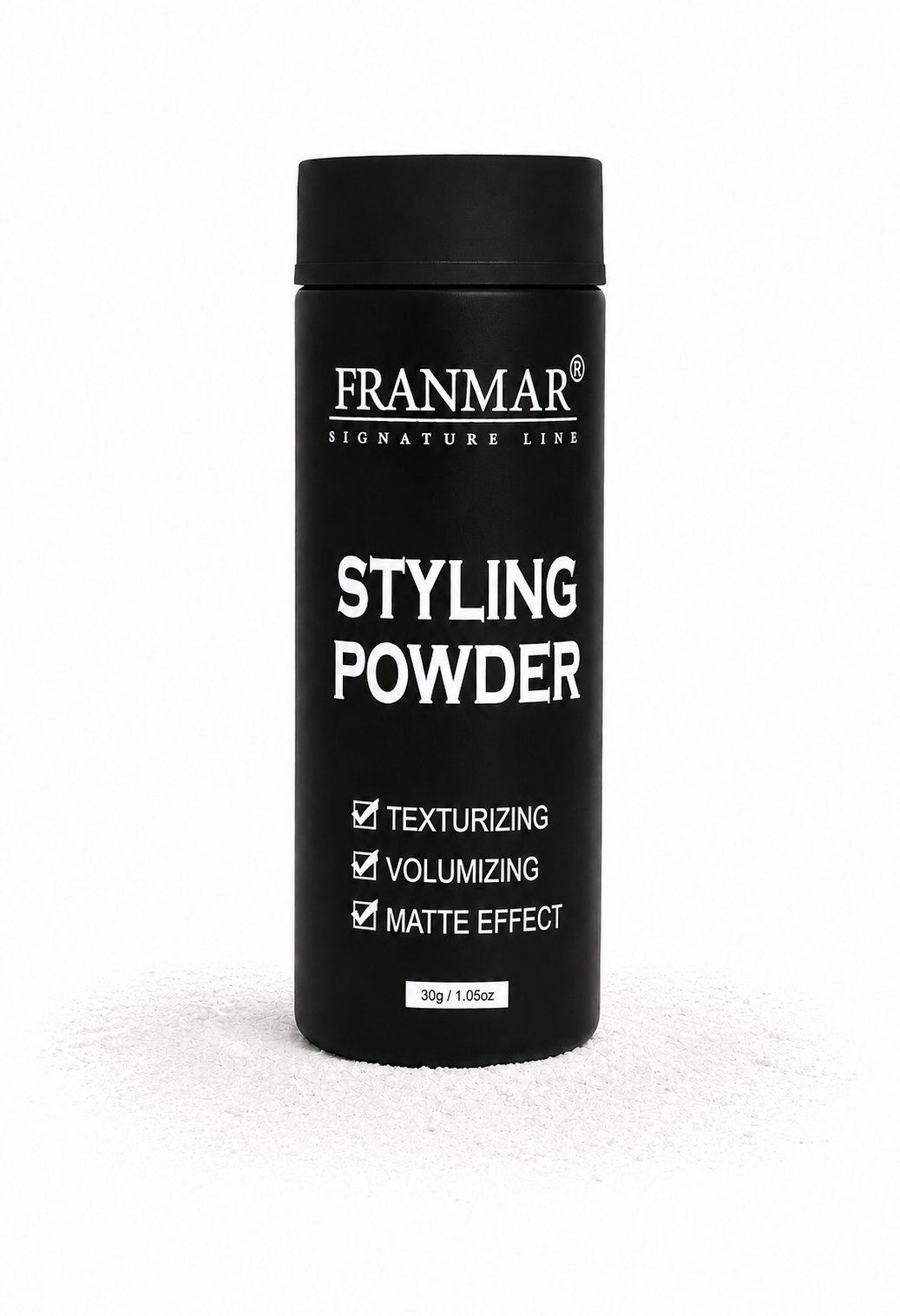 Styling Powder for texture and volume ,matte finish.